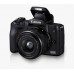 Canon EOS M50 Kit (EF-M15-45 IS STM) Mirrorless Camera (Black)